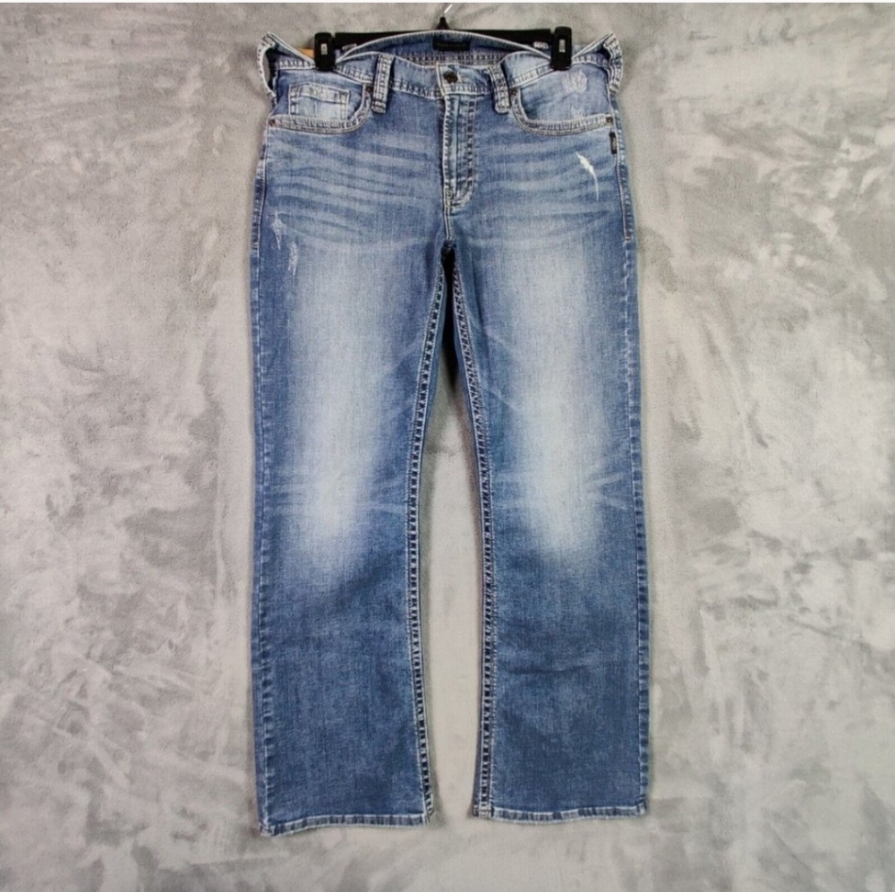 Mens Silver jeans 34x32